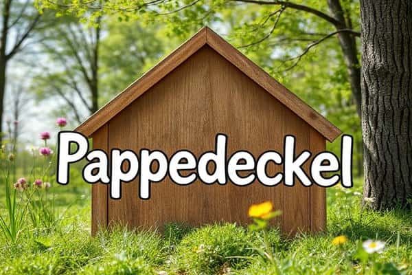 Pappedeckel